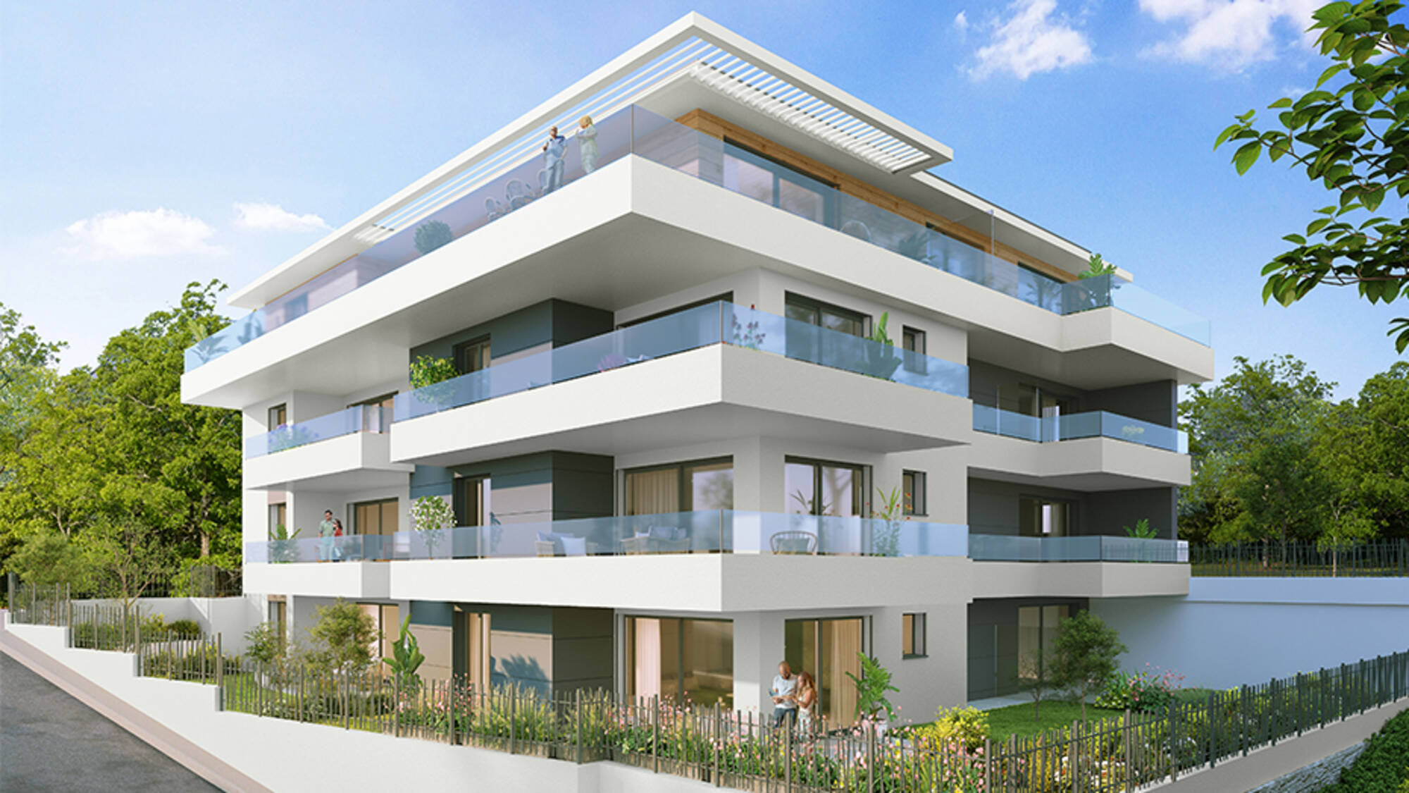 LE 57, PROGRAMME IMMOBILIER NEUF, APPARTEMENTS A THONON-LES-BAINS à Thonon-les-Bains (74) | Maisons Alain Métral