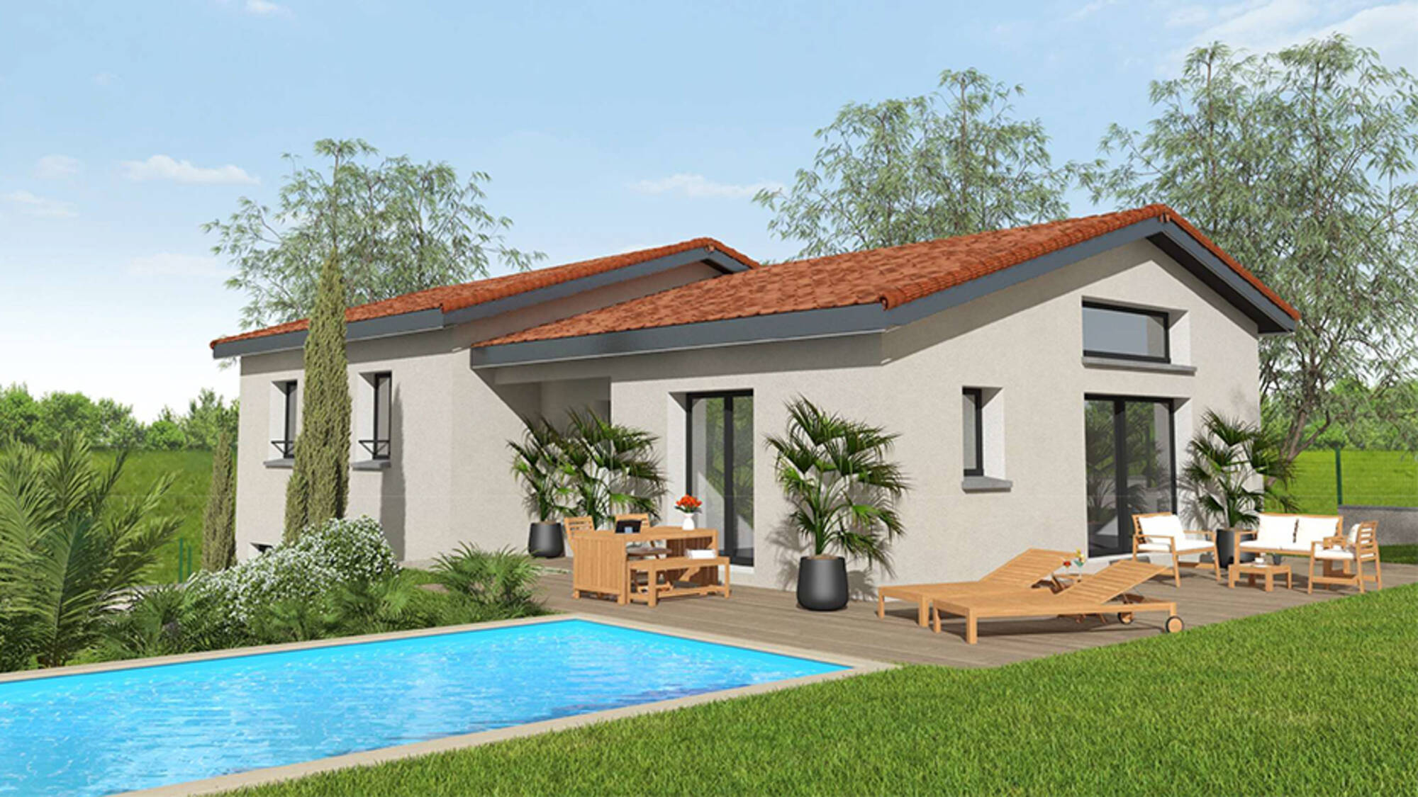 Maison neuve à Châteauneuf à Châteauneuf (42) | Maisons Alain Métral