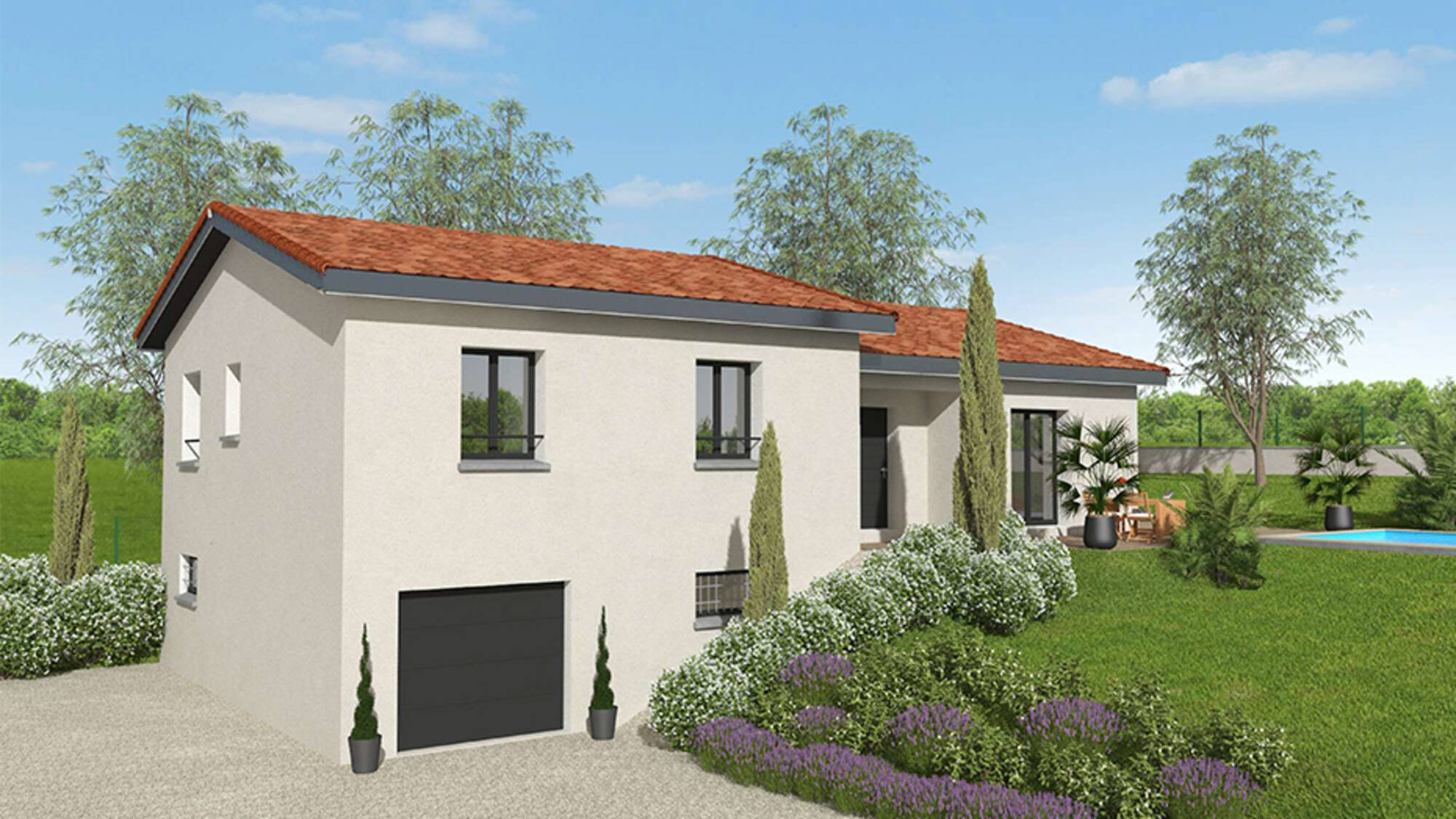 Maison neuve à Châteauneuf à Châteauneuf (42) | Maisons Alain Métral