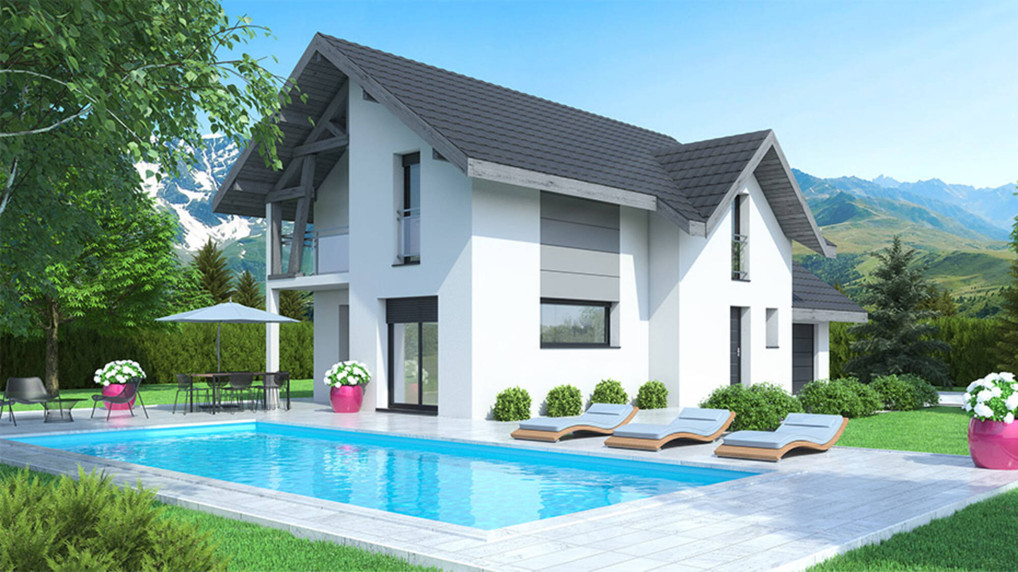 Maison neuve à Viry à Viry (74) | Maisons Alain Métral