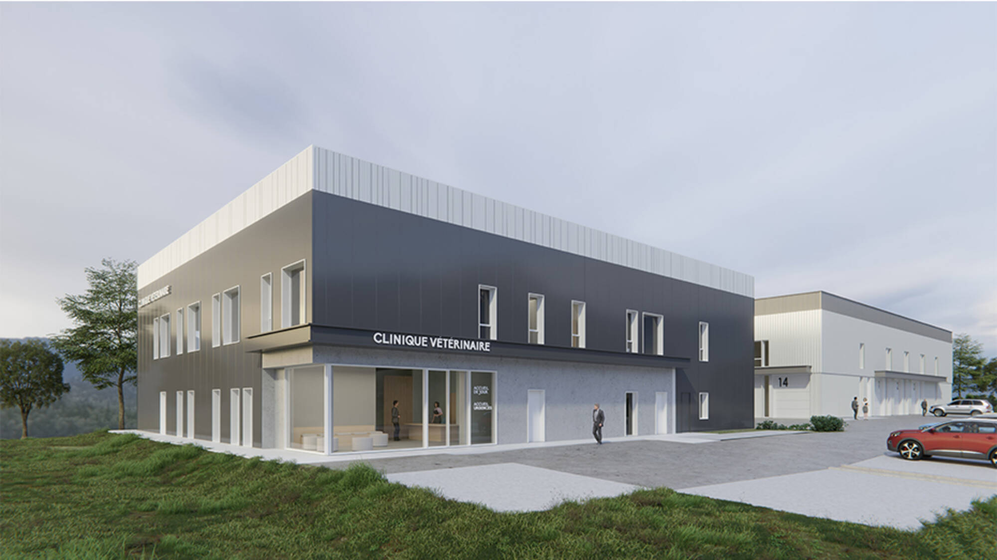 PIERRE LONGUE, ATELIERS, STOCKAGE ET SERVICES À AMANCY à Amancy (74) | Maisons Alain Métral