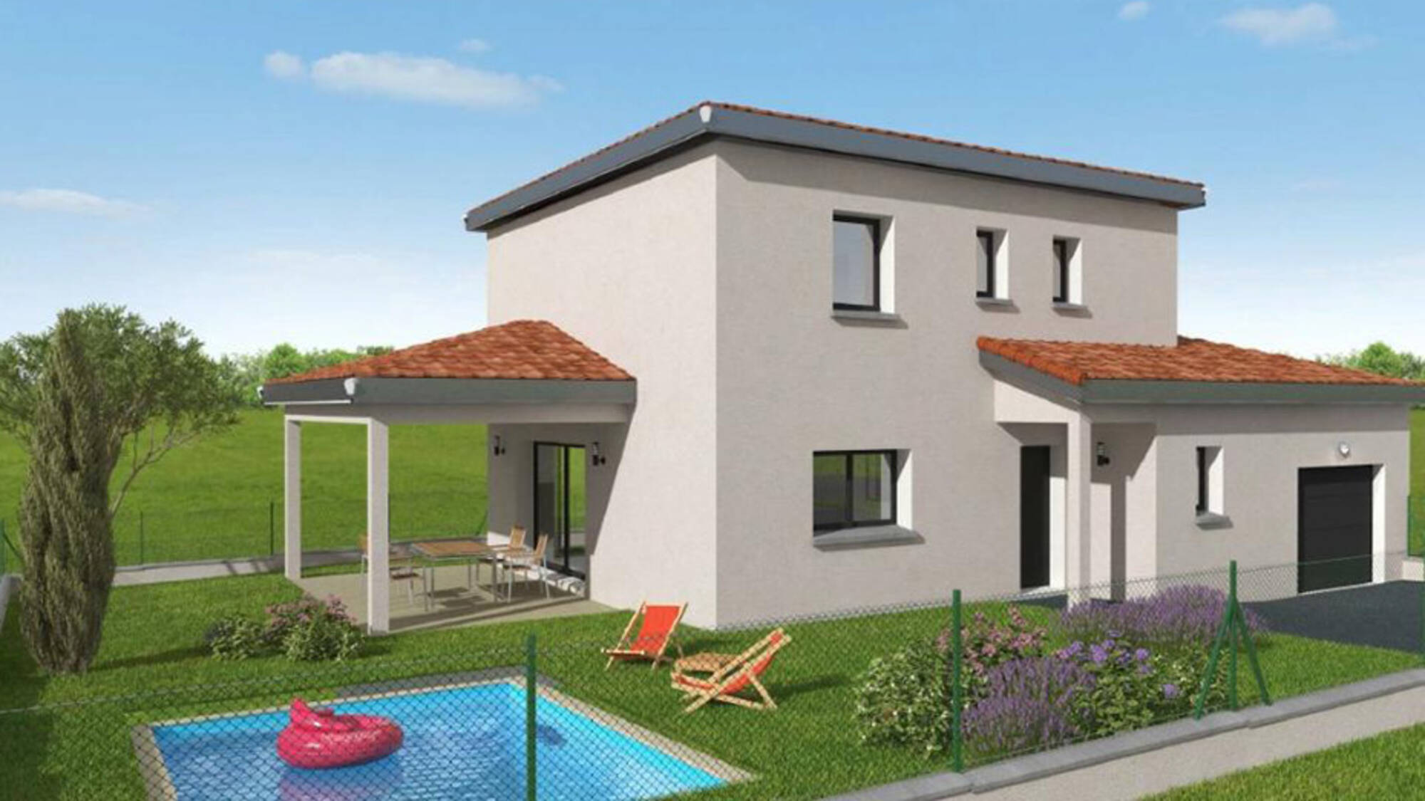 Maison neuve à Saint-Priest à Saint-Priest (69) | Maisons Alain Métral