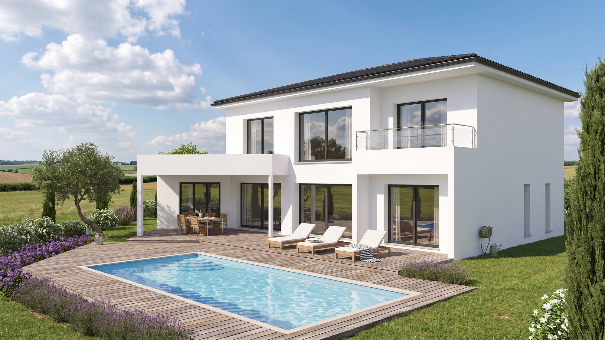Maison neuve à Charbonnières-les-Bains à Charbonnières-les-Bains (69) | Maisons Alain Métral