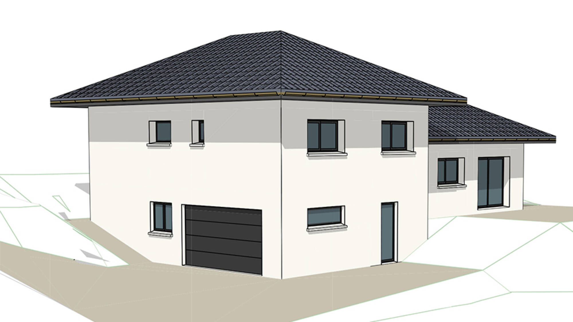 Maison neuve à Chapeiry à Chapeiry (74) | Maisons Alain Métral