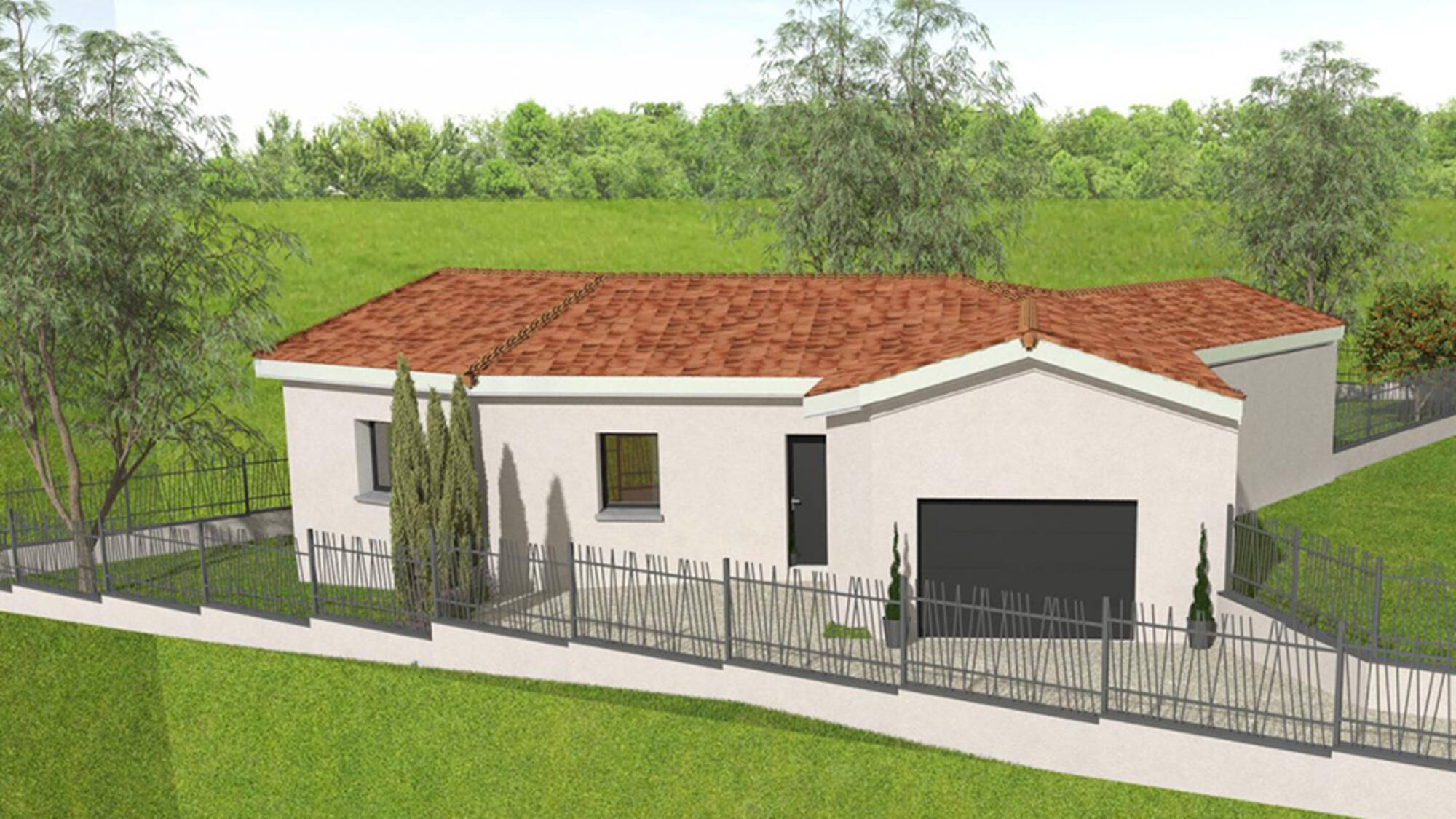 Maison neuve à Saint-Bonnet-de-Mure à Saint-Bonnet-de-Mure (69) | Maisons Alain Métral