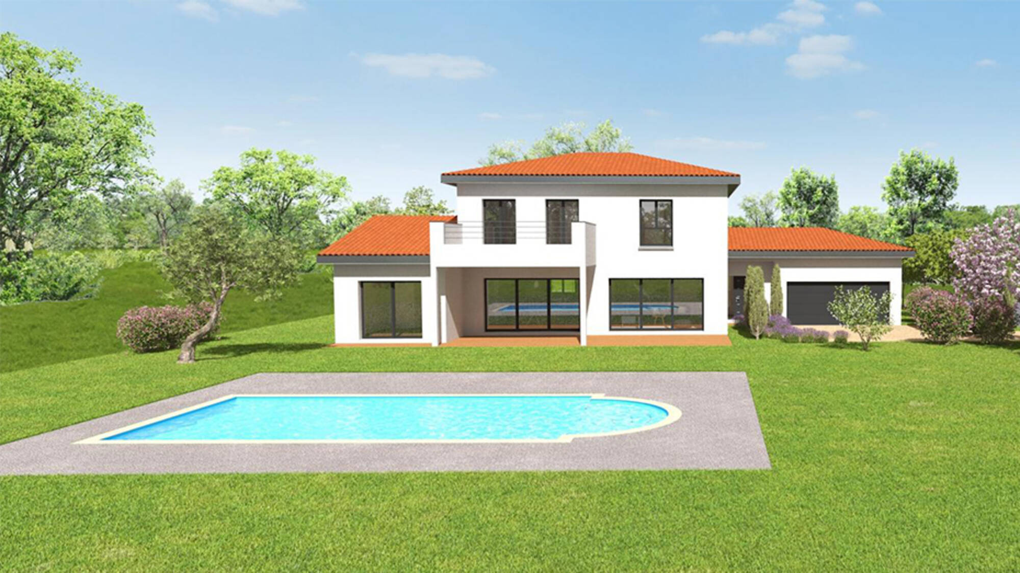 Maison neuve à Saint-Cyr-au-Mont-d'Or à Saint-Cyr-au-Mont-d'Or (69) | Maisons Alain Métral