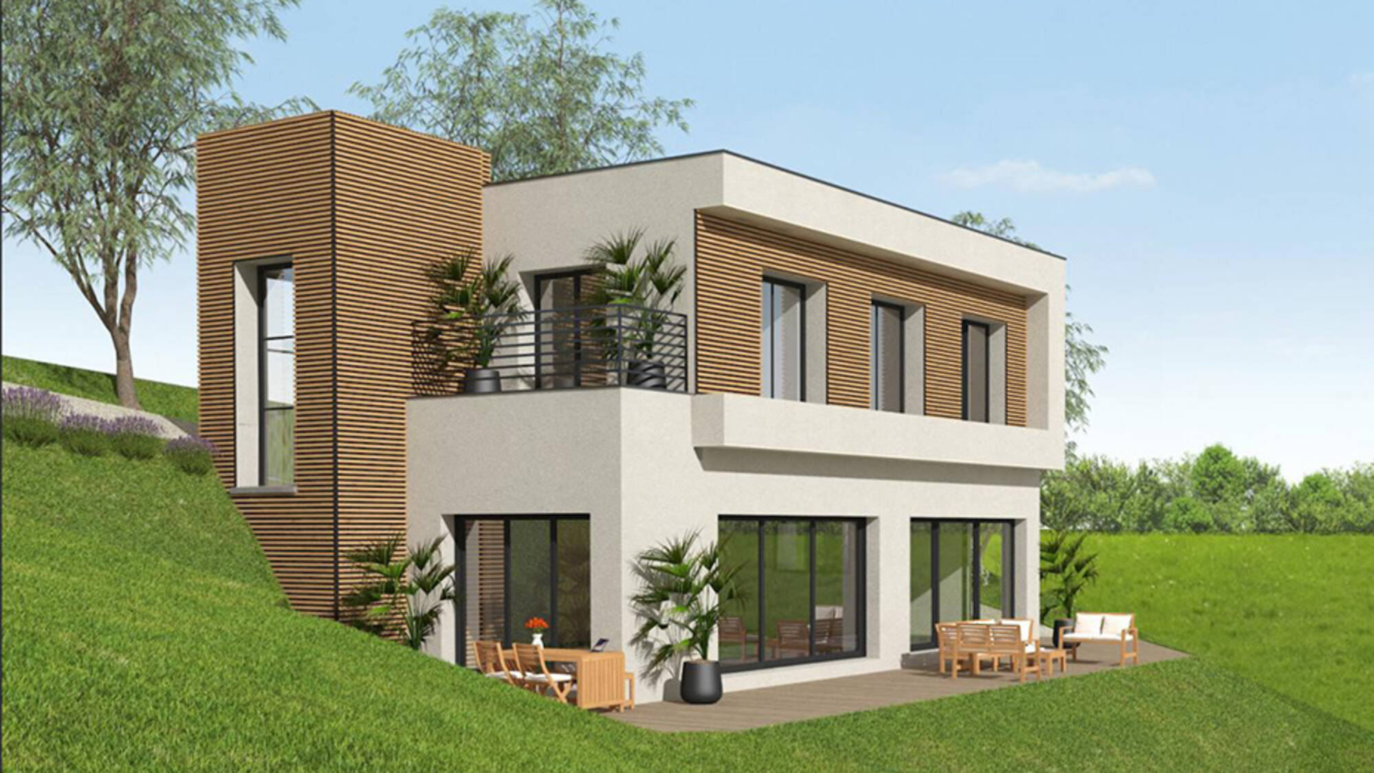 Maison neuve à Curis-au-Mont-d'Or à Curis-au-Mont-d'Or (69) | Maisons Alain Métral