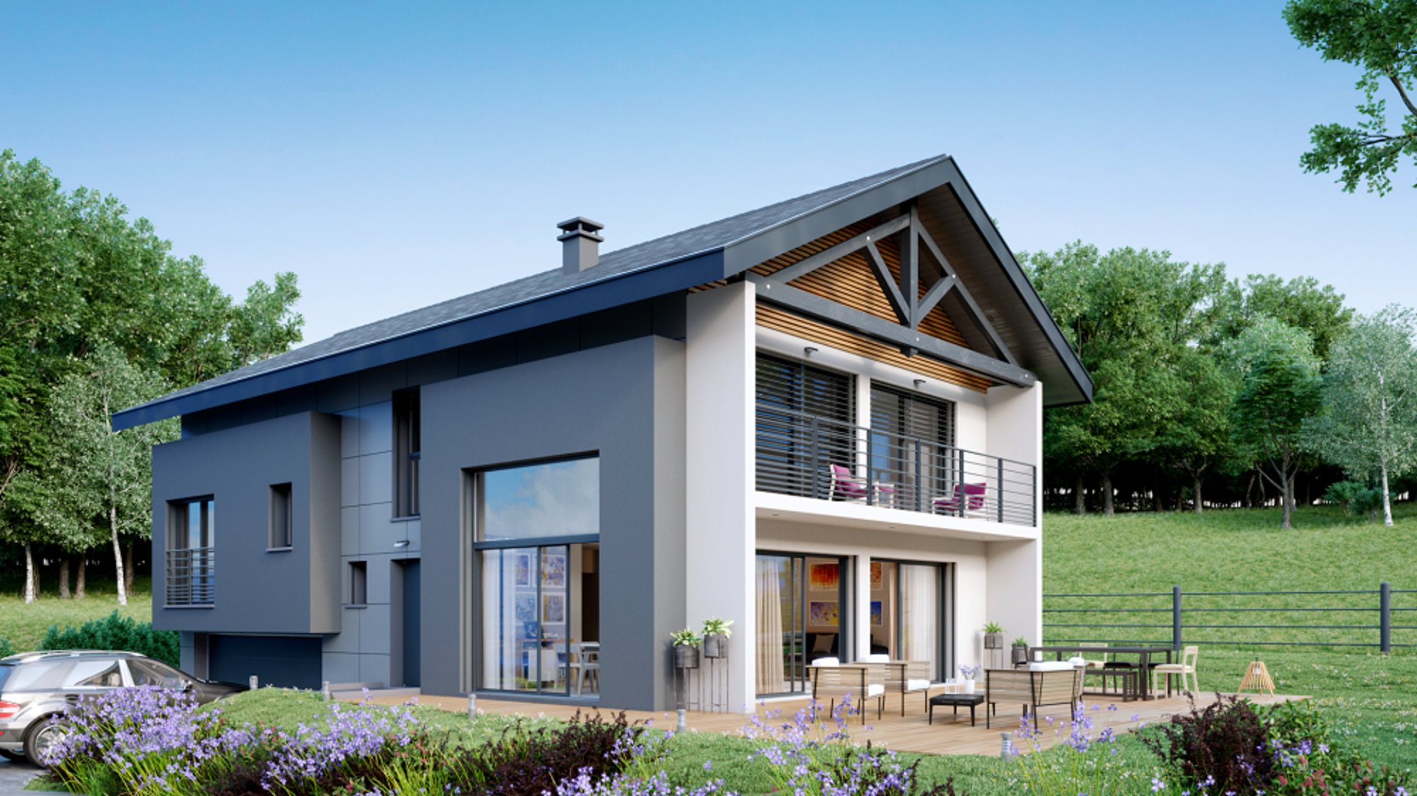 LES ÉCLATS DU LAC, PROGRAMME IMMOBILIER NEUF, MAISONS À BALLAISON à Ballaison (74) | Maisons Alain Métral