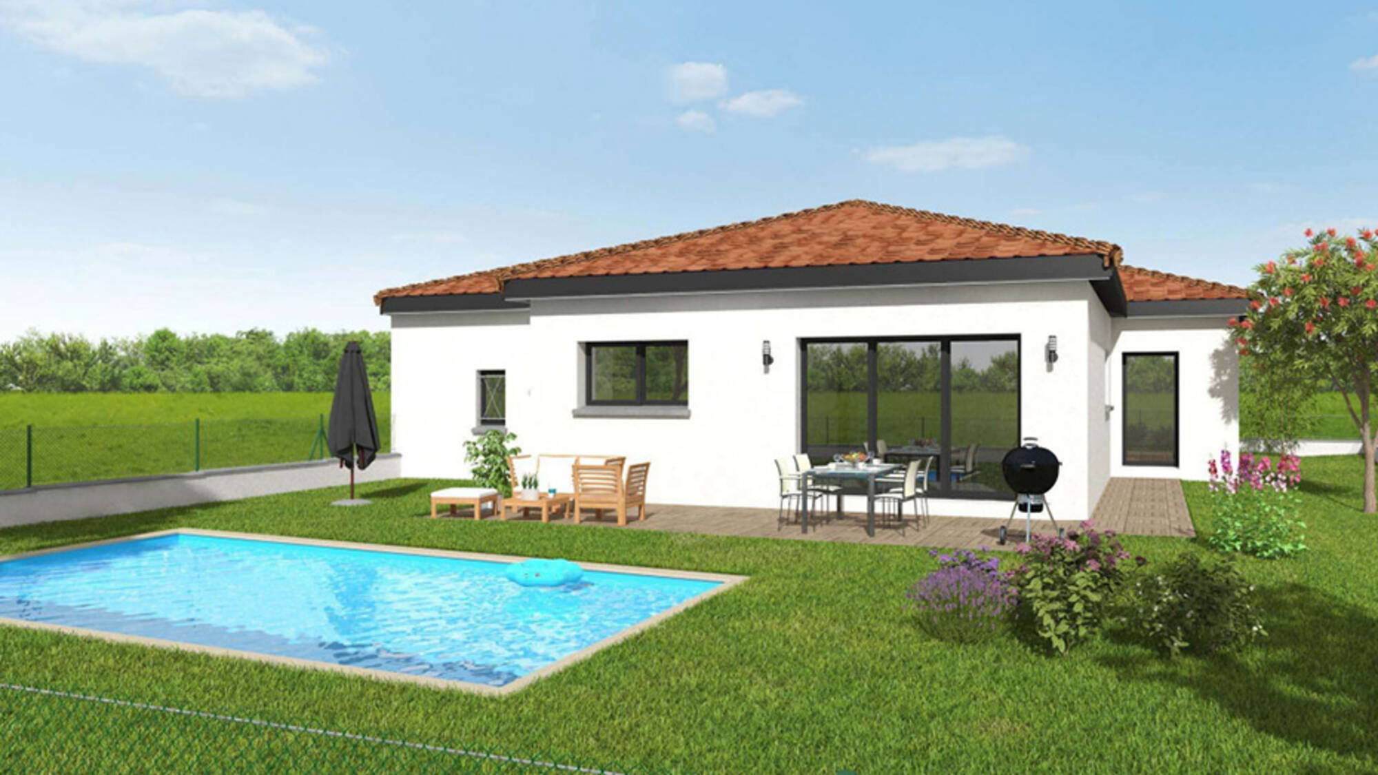 Maison neuve à Saint-Bonnet-de-Mure à Saint-Bonnet-de-Mure (69) | Maisons Alain Métral