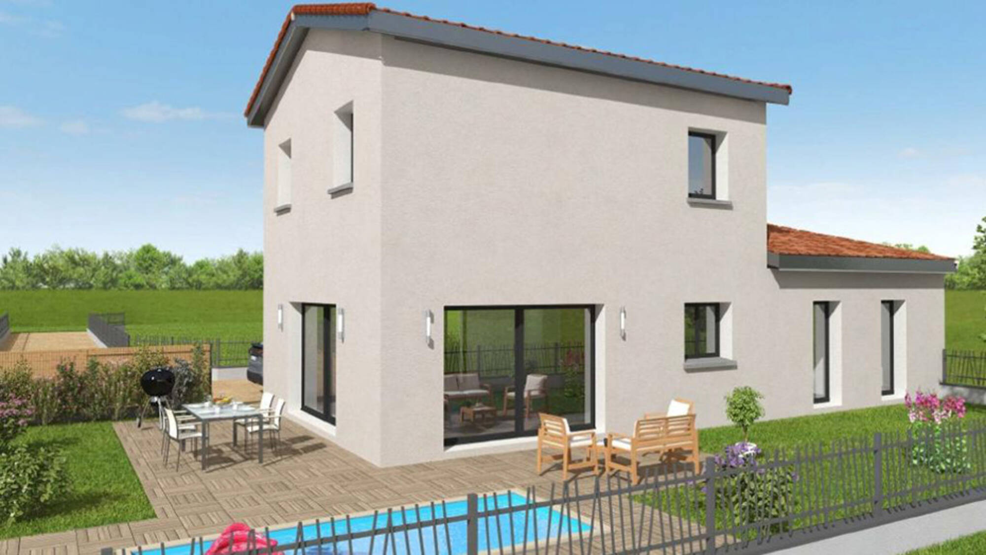 Maison neuve à Saint-Priest à Saint-Priest (69) | Maisons Alain Métral